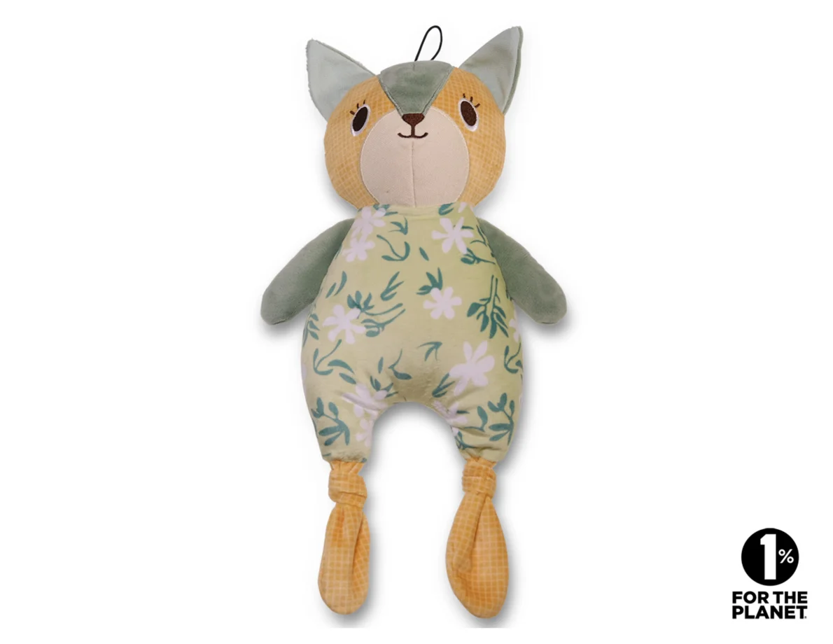 Vadigran Toy Box Spring Eekhoorn Pluche Hondenspeelgoed - Veelkleurig