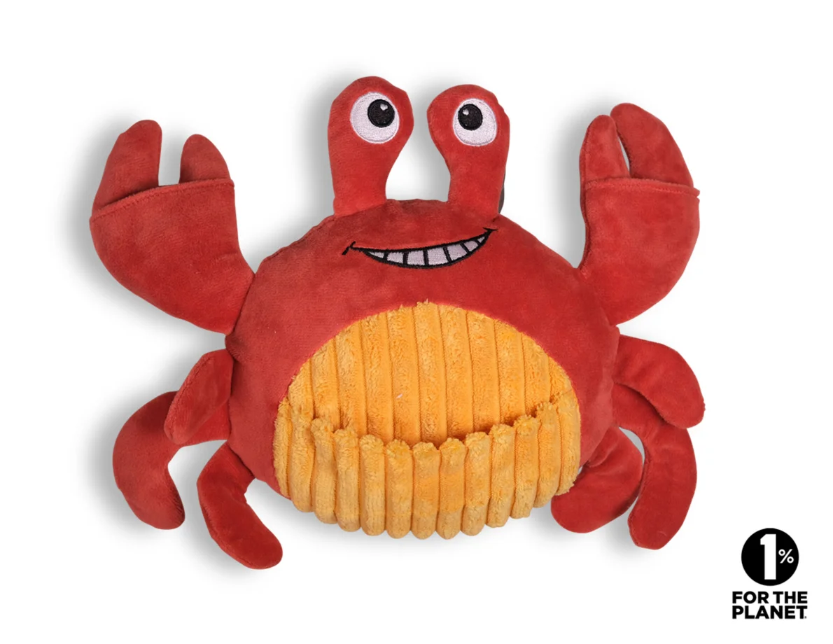 Vadigran Pluche Snackzoeker Krab - Oranje