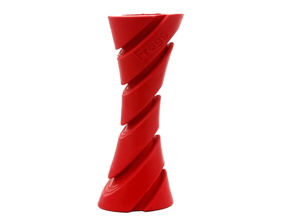 Frogg Rubber Halter Hondenspeelgoed - Rood