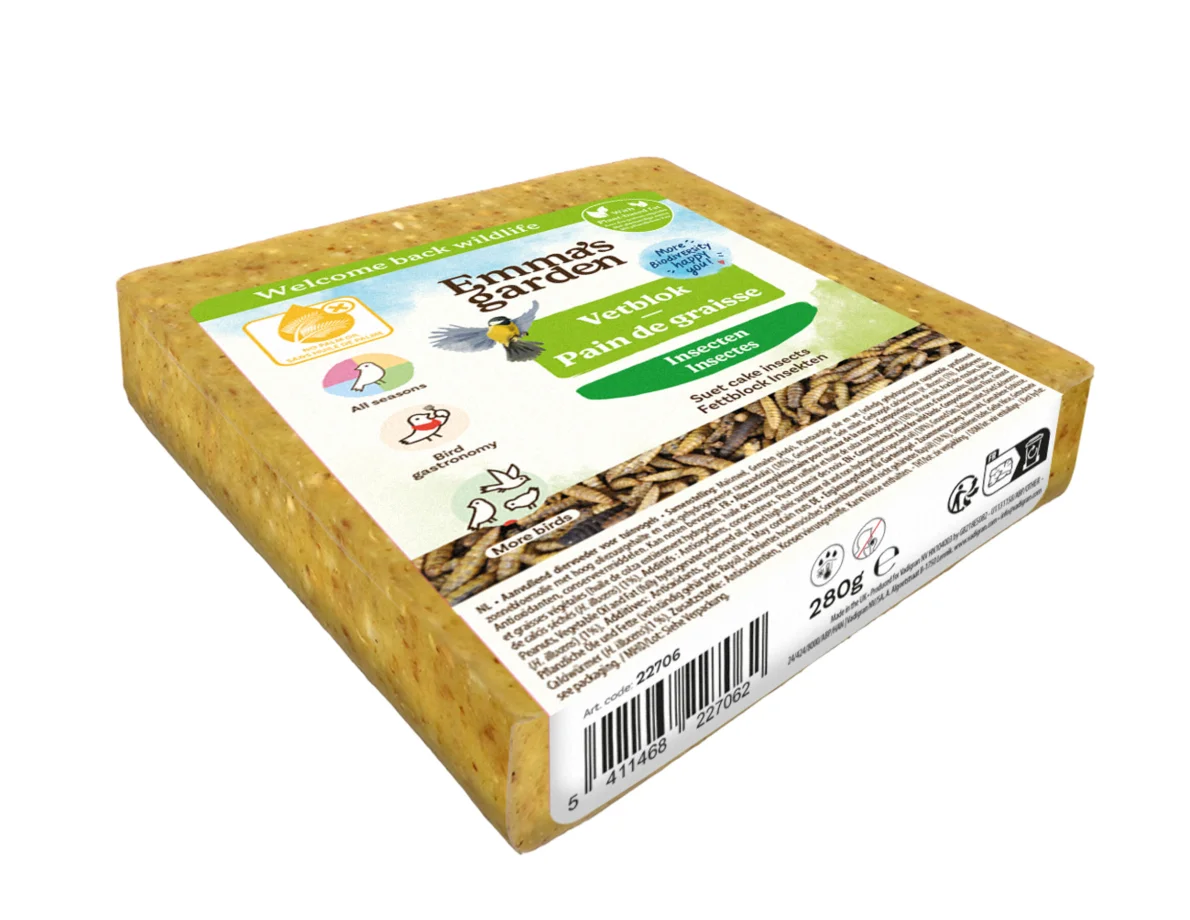 Emma's Garden Plantaardige Vetblok - insect 280gr