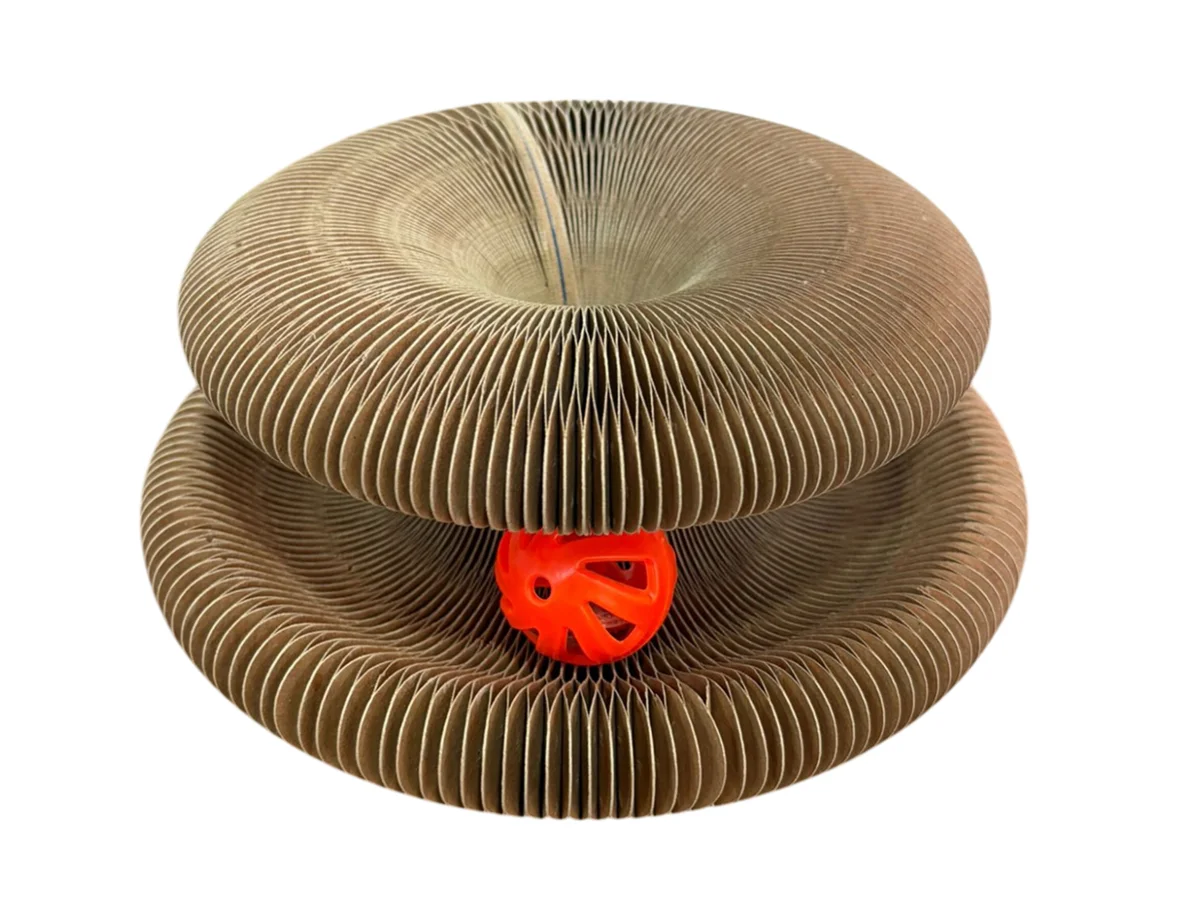 Rotipet Krabkarton Kat Accordion