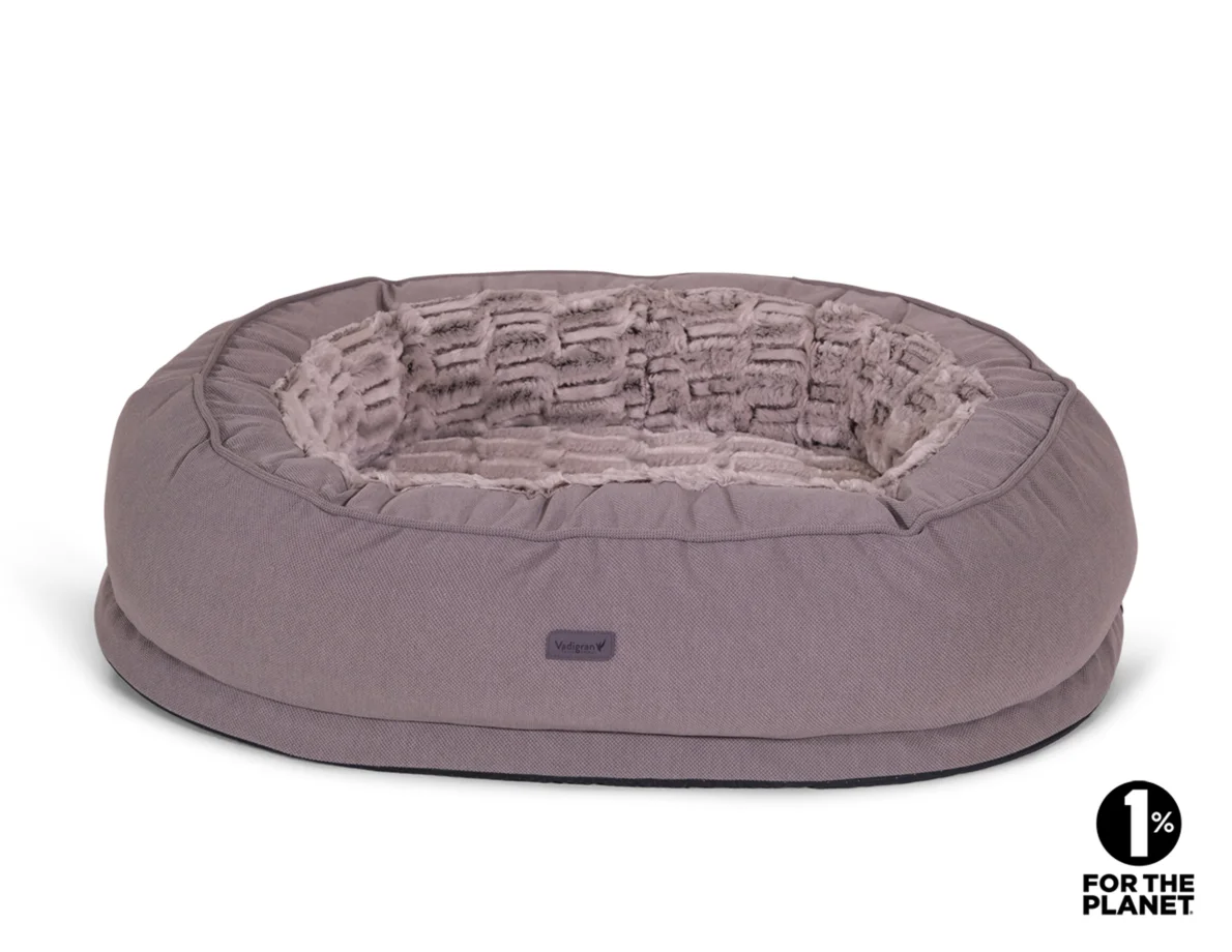 Vadigran Liah Ovaal Hondenmand Taupe - 95x70x24cm