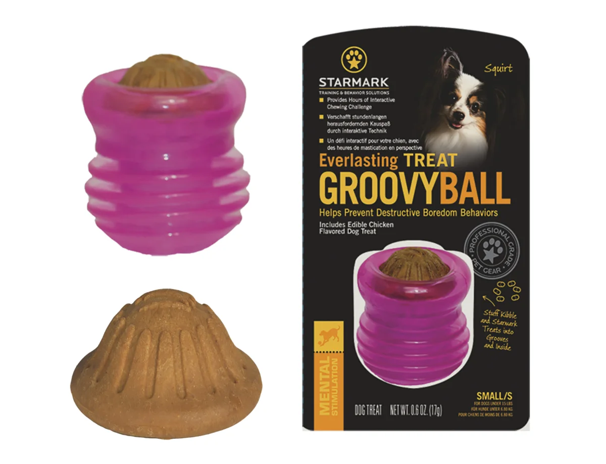 Starmark Everlasting Treat Groovy Ball - S