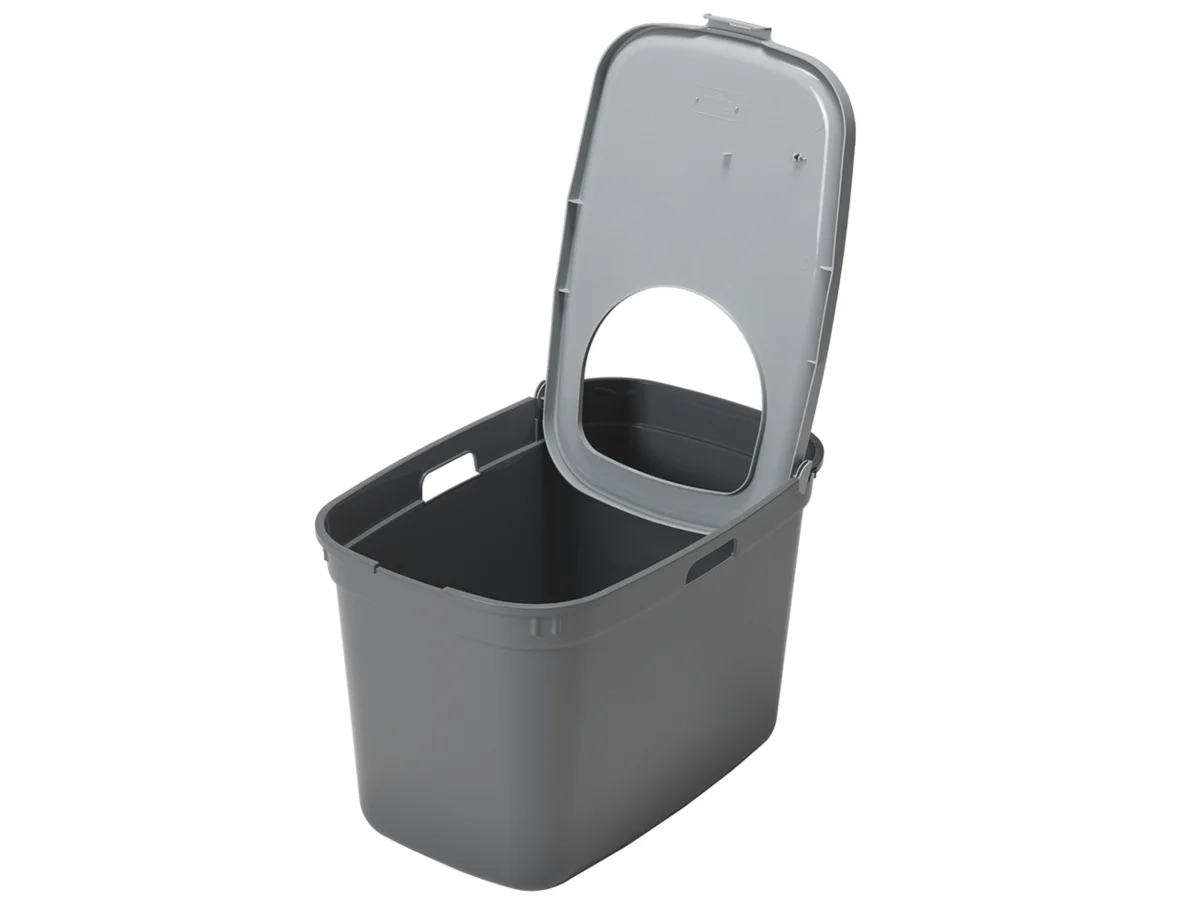 Katzenklo Top Entry Grau 59x39x38,3cm