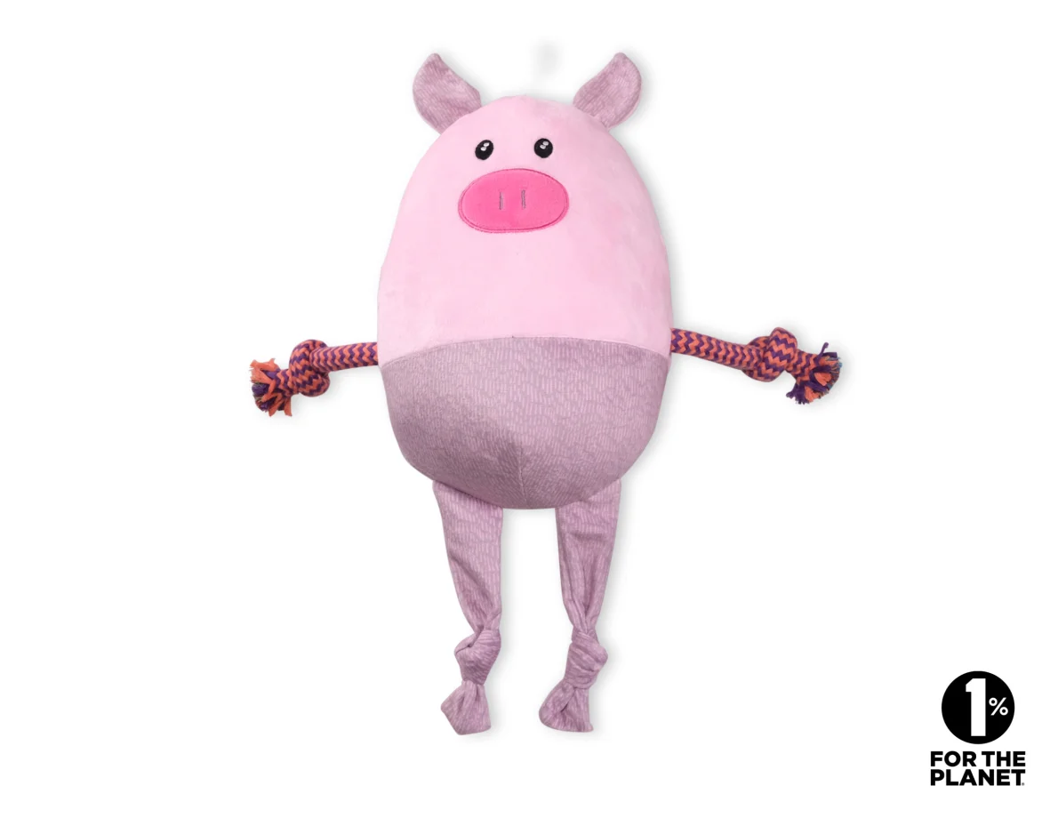 Vadigran Puffy Pluche Hondenspeelgoed – Roze