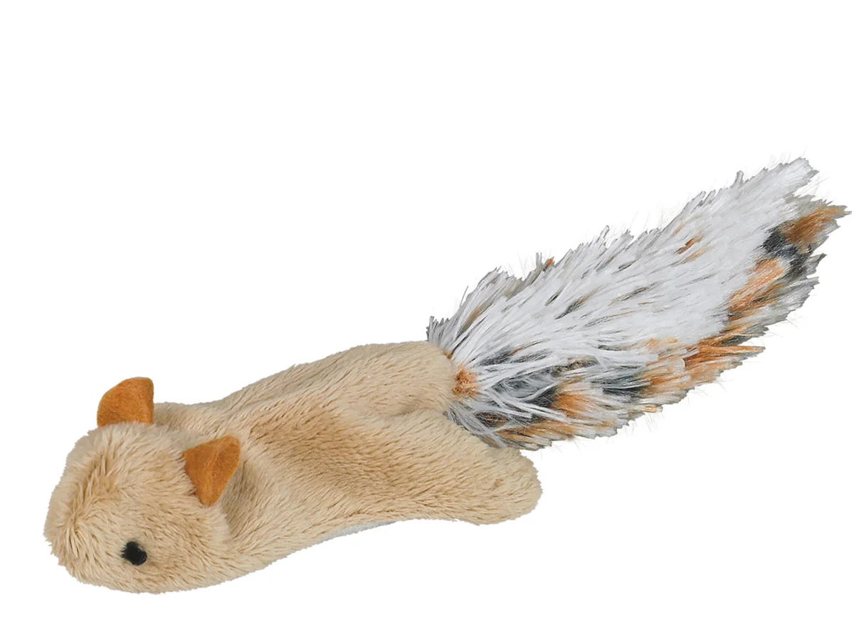 Vadigran Pluche Vliegende Eekhoorn Kattenkruidspeelgoed